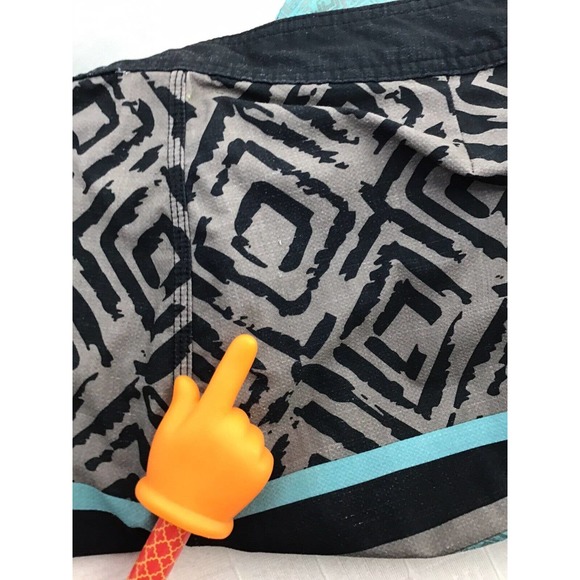 Lost Unfiltered Board Shorts Men's 36 Swim Trunks Blue Drawstring Pocket - Picture 11 of 11